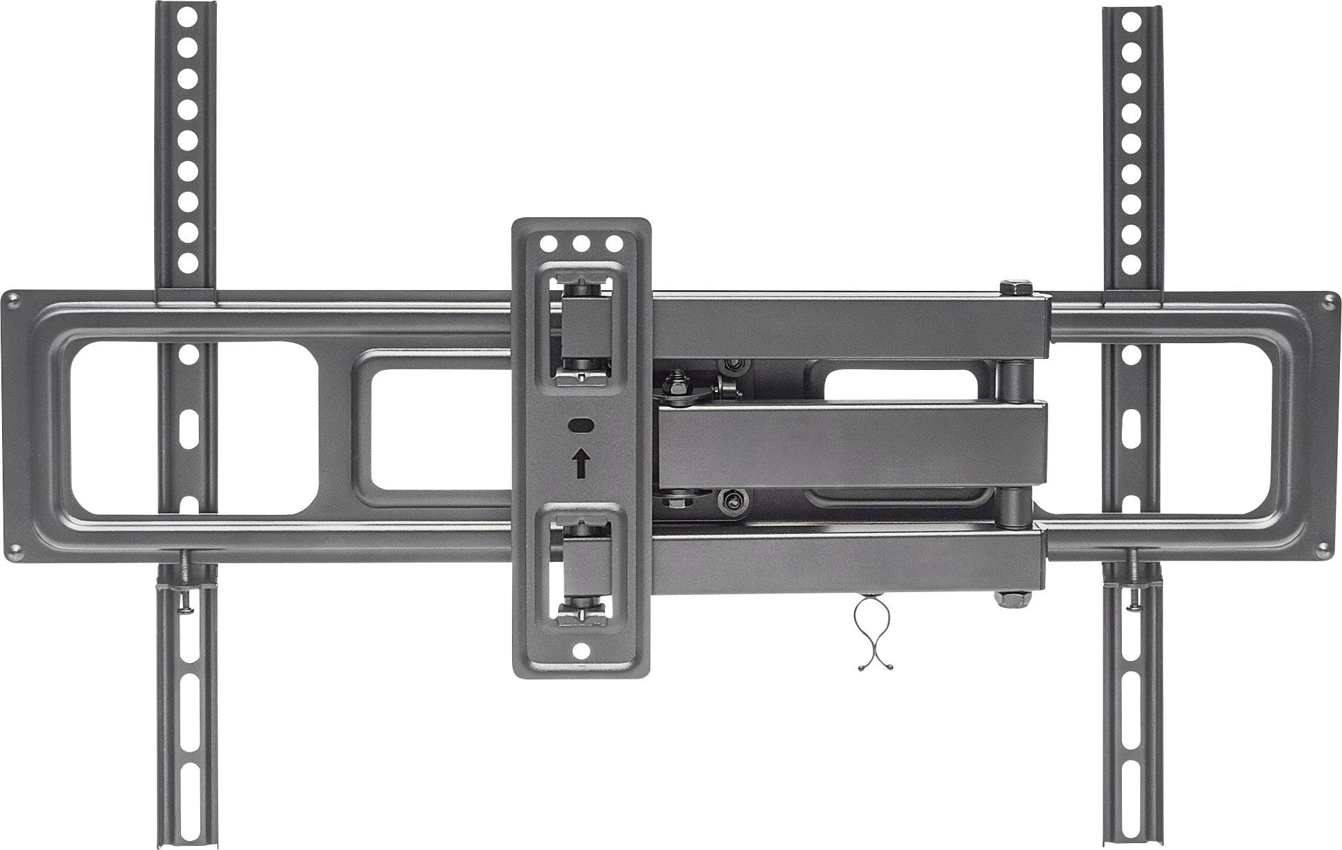 Manhattan 461337 TV-Wandhalterung Geeignet für Curved-TV's, Neigbar, Schwenkbar 94,0 cm (37") - 177,8 cm (70") Neigbar+Schwenkbar