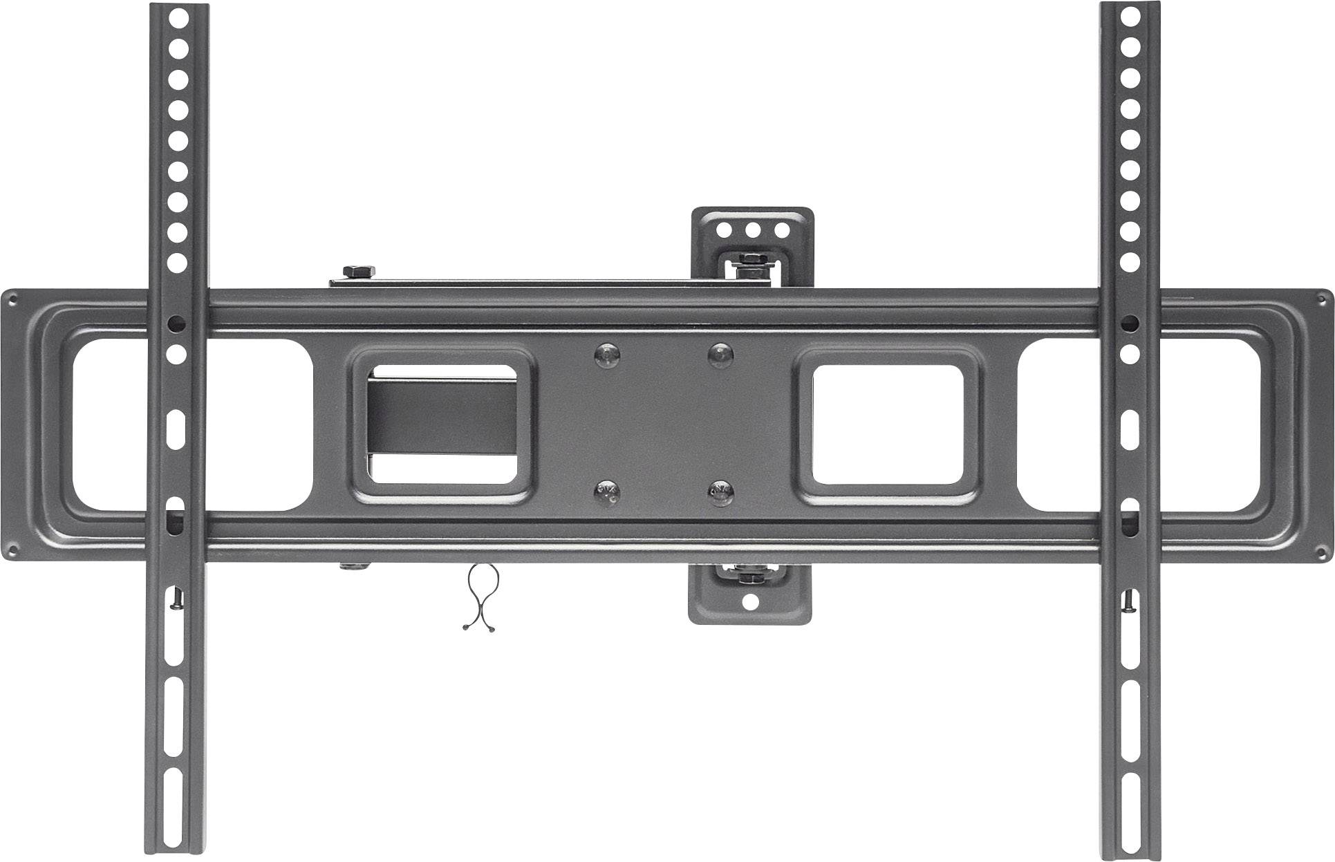 Manhattan 461337 TV-Wandhalterung Geeignet für Curved-TV's, Neigbar, Schwenkbar 94,0 cm (37") - 177,8 cm (70") Neigbar+Schwenkbar