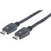 Manhattan DisplayPort Anschlusskabel DisplayPort Stecker, DisplayPort Stecker 7.50m Schwarz 354127 Folienschirm, UL-zertifiziert