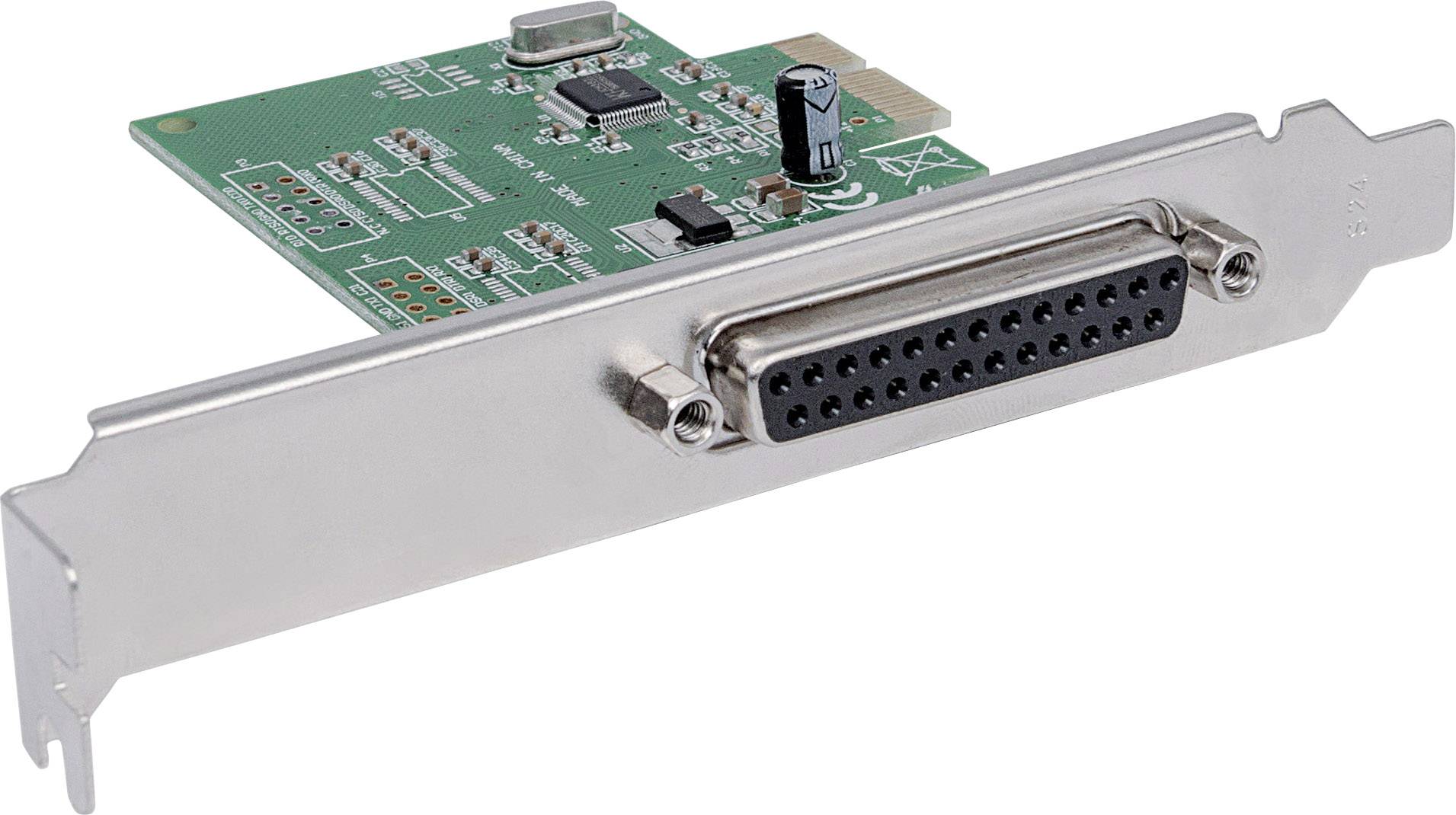 Manhattan 1 Port Parallele Steckkarte Parallel (IEEE 1284) PCIe