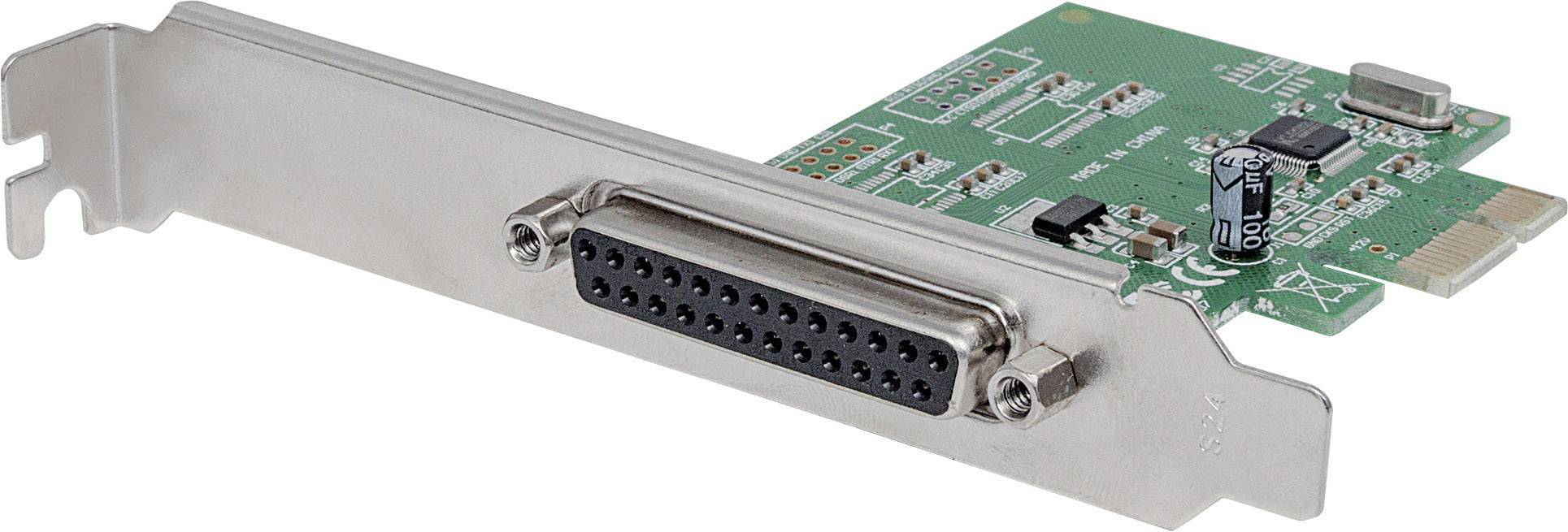 Manhattan 1 Port Parallele Steckkarte Parallel (IEEE 1284) PCIe