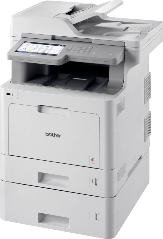 Brother MFC-L9570CDWT Multifunktionsdrucker Laser Farbe A4 Drucker, Scanner, Kopierer, Fax LAN, WLAN, NFC, Duplex, Duplex-ADF