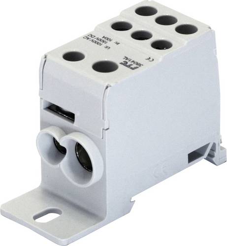 FTG Friedrich Göhringer 5687 Klemmblock Aluminium Grau 35mm² 1000V Leiter-Typ = L