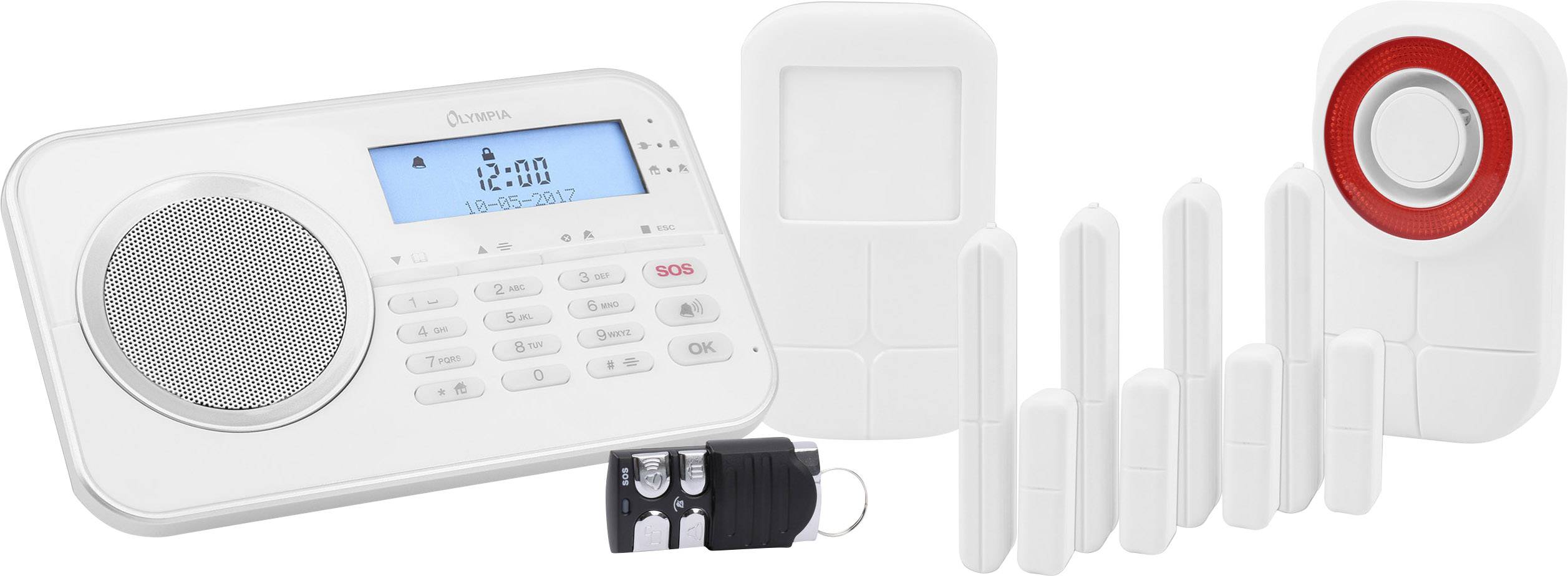 Olympia Protect 9878 6003 Funk-Alarmanlagen-Set Funk-Alarmanlagen-Set