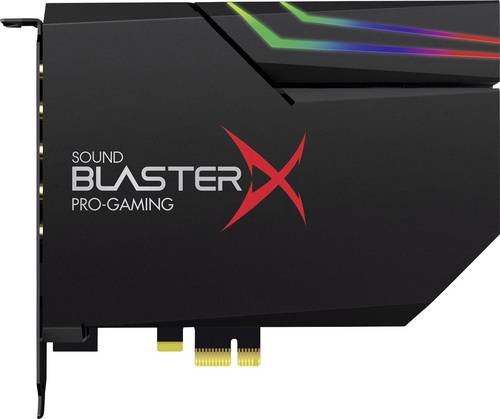 Sound BlasterX AE-5 5.1 Soundkarte, Intern PCIe Digitalausgang, externe Kopfhöreranschlüsse