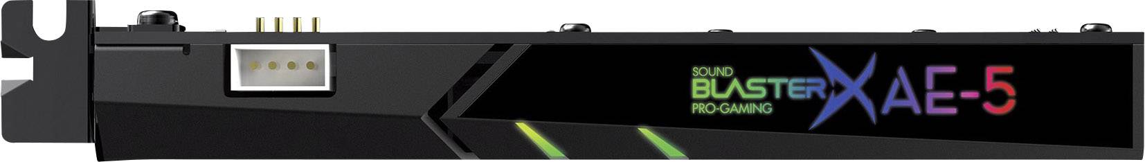 Sound BlasterX AE-5 5.1 Soundkarte, Intern PCIe Digitalausgang, externe Kopfhöreranschlüsse