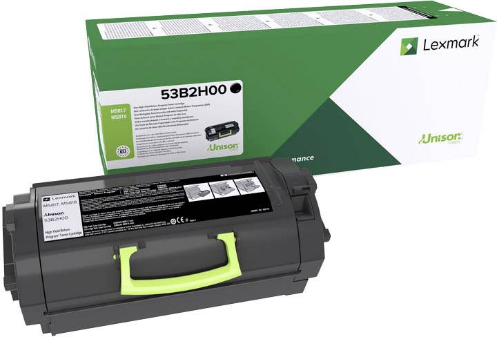 Lexmark Rückgabe Tonerkassette MS817 MS818 Original Schwarz 25000 Seiten 53B2H00