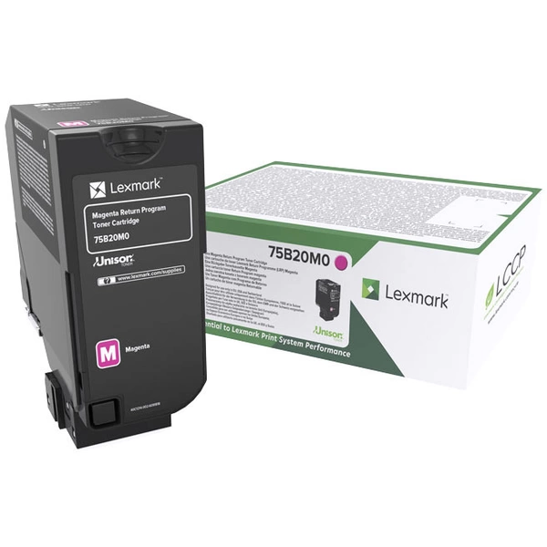 Lexmark Rückgabe Tonerkassette CS727 CS728 CX727 Original Magenta 10000 Seiten 75B20M0 Lexmark Rückgabe Tonerkassette CS727 CS728 CX727 Original Magenta 10000 Seiten 75B20M0