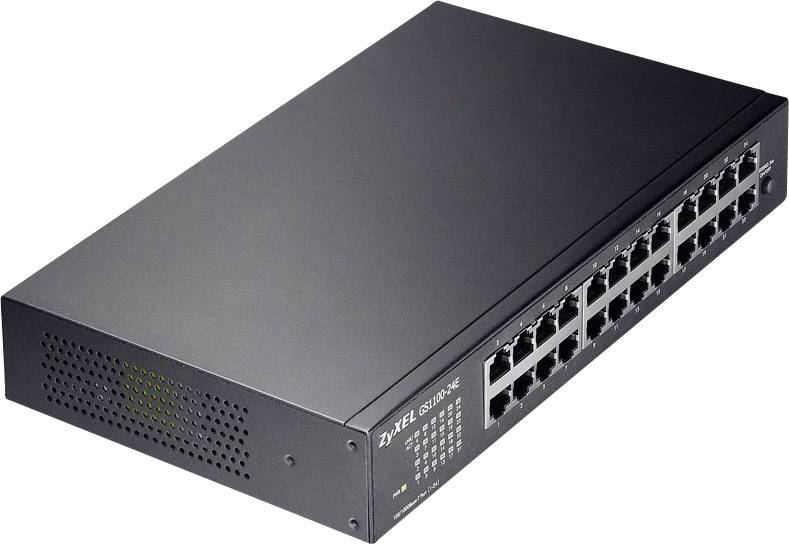 ZyXEL 24x GE GS1100-24E Metall Netzwerk Switch GS1100-24E-EU0101F 24 Port