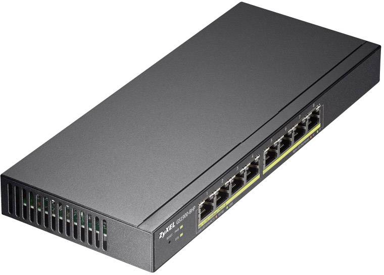 ZyXEL 8x GE GS1900-8HPv2 8x PoE Ports Netzwerk Switch 8 Port PoE-Funktion