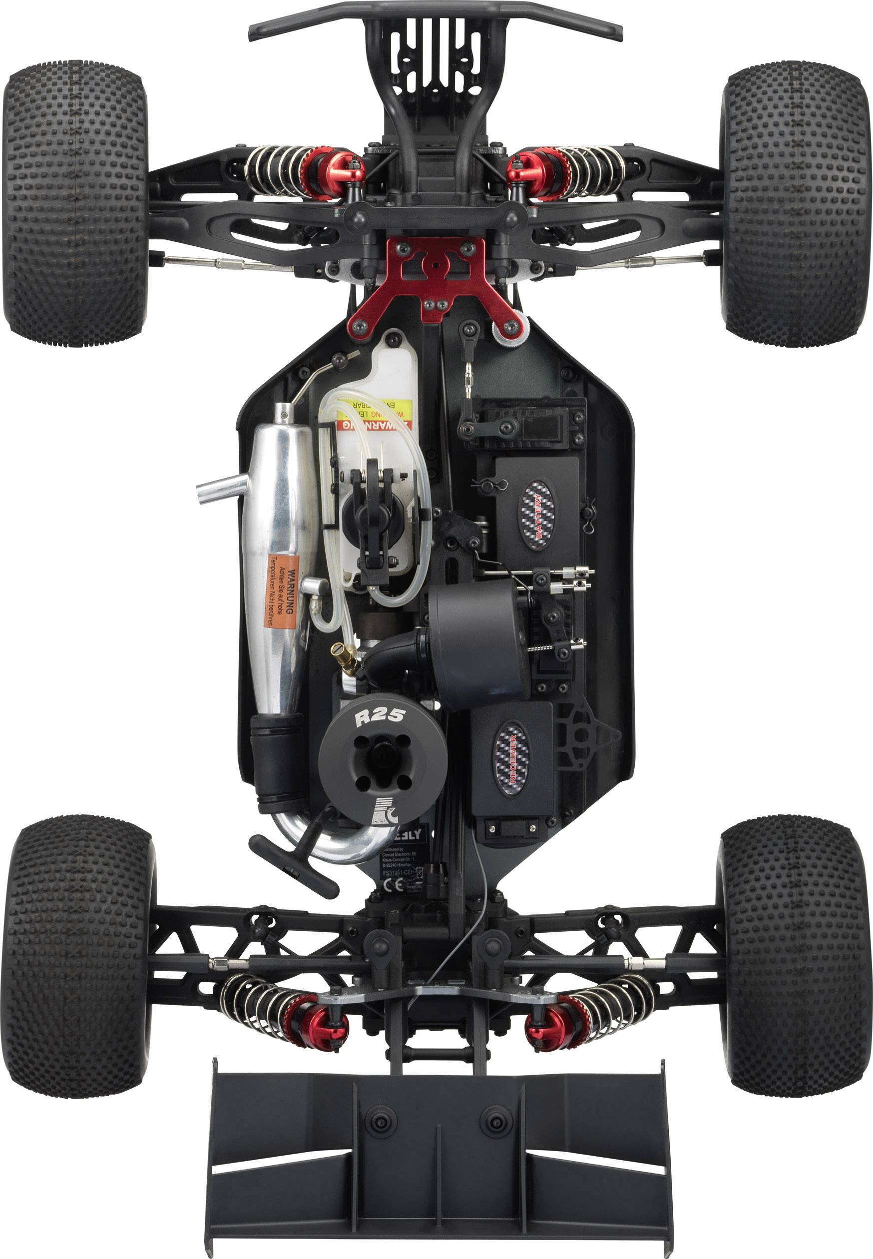 Reely Overheater 1:8 RC Modellauto Nitro Truggy Allradantrieb (4WD) RtR 2,4GHz