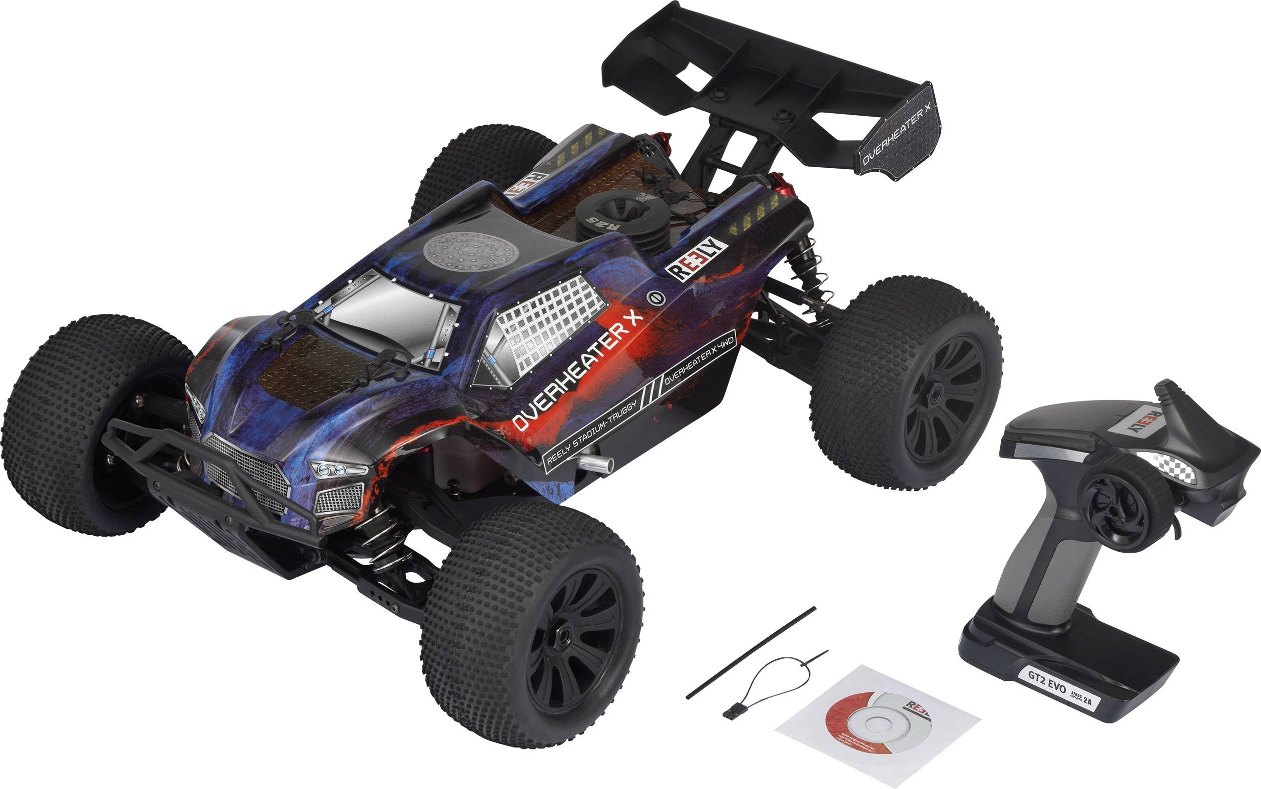 Reely Overheater 1:8 RC Modellauto Nitro Truggy Allradantrieb (4WD) RtR 2,4GHz