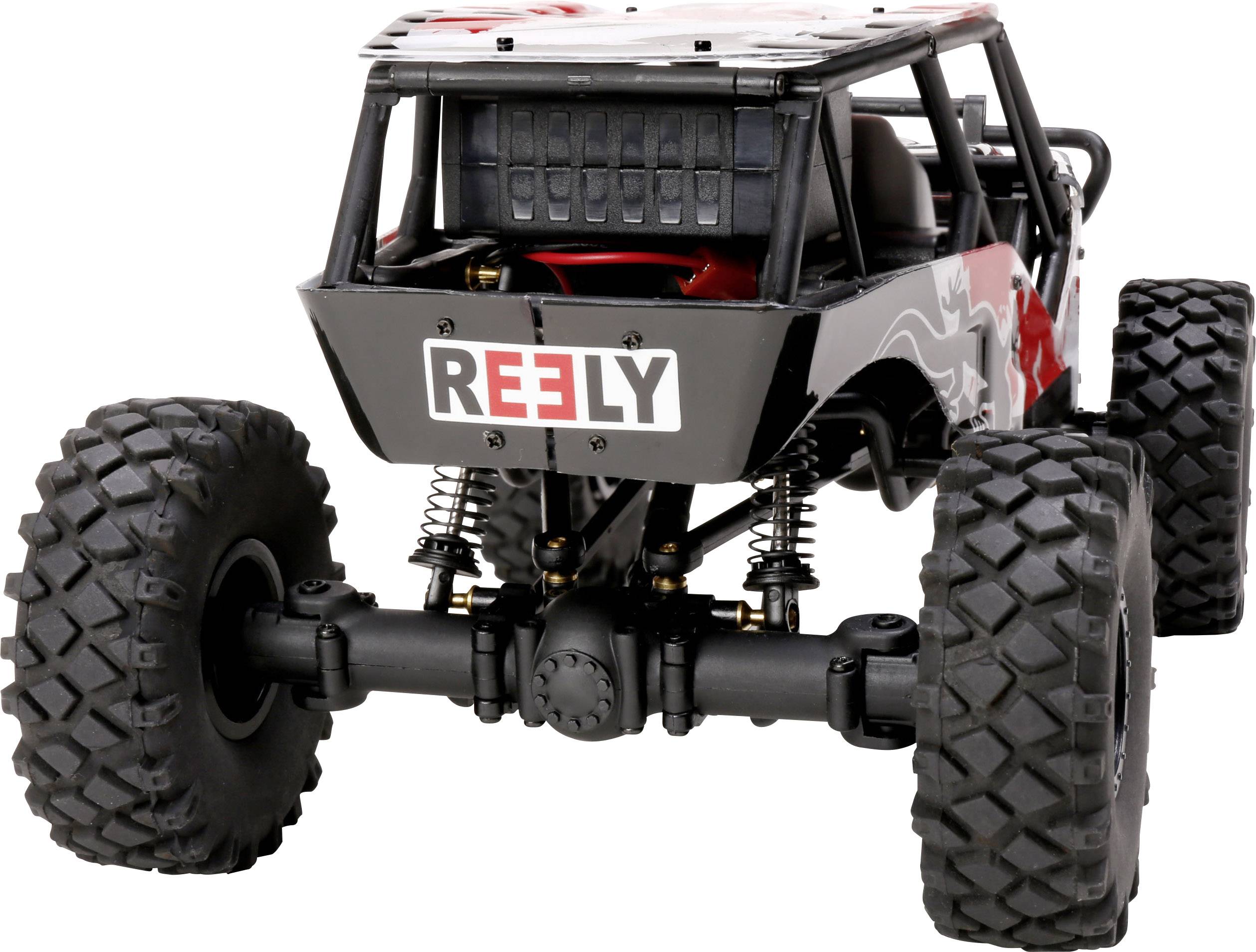 Reely Hiker SFX Brushed 1:18 RC Modellauto Elektro Crawler Allradantrieb (4WD) RtR 2,4GHz inkl. Soundmodul, Inkl. Akku und