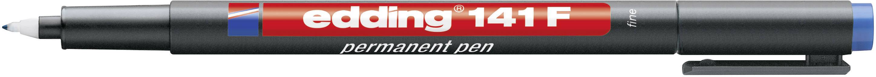 edding 141 F Folienstift 0.6 mm, blau, permanent