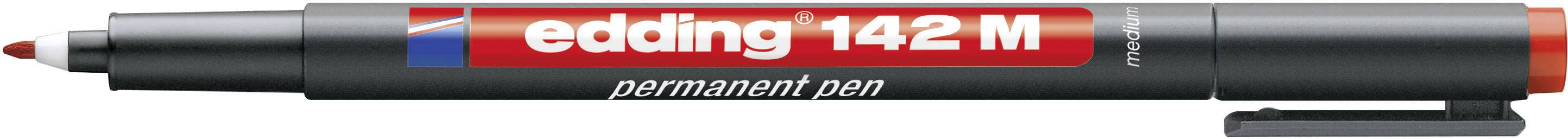 edding 142 M Folienstift 1 mm, rot, permanent
