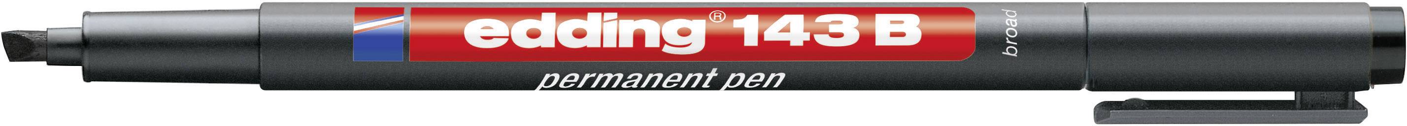 Edding Folienstift 143 B permanent pen 4-143001 Schwarz