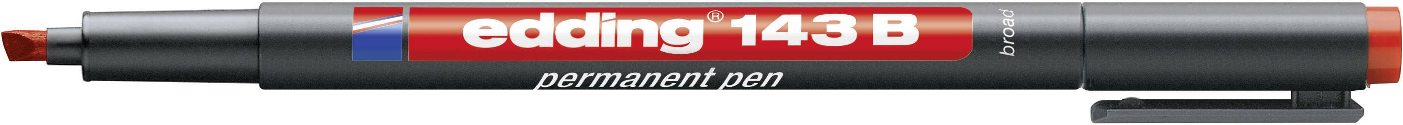 Edding Folienstift 143 B permanent pen 4-143002 Rot