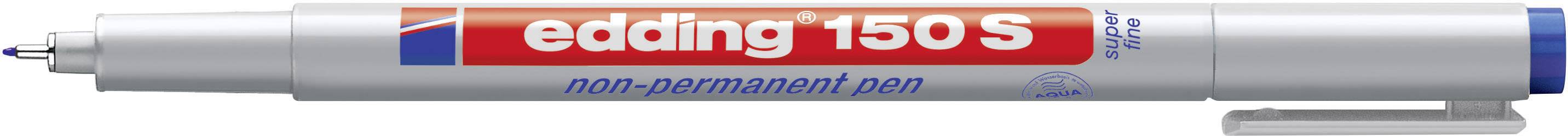 edding 150 S Folienstift 0.3 mm, blau, wasserlöslich