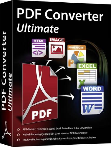 PDF Converter Ultimate Vollversion, 1 Lizenz Windows PDF Software  - Onlineshop Voelkner