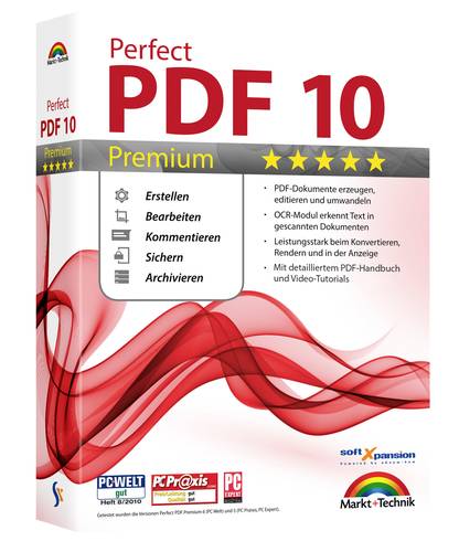 Markt Technik Perfect PDF 10 Premium Vollversion, 1 Lizenz Windows PDF Software  - Onlineshop Voelkner
