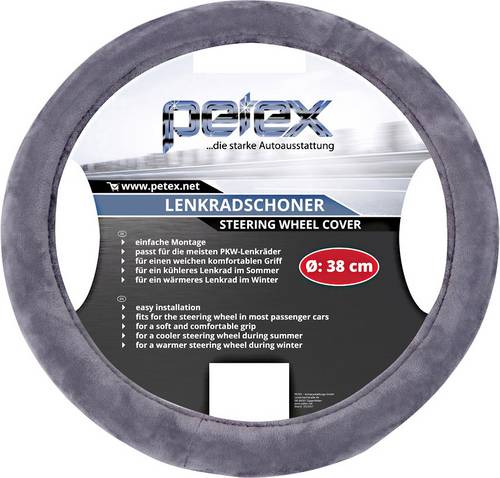 Petex Design 1108 Lenkradbezug Silber 36 - 38 cm