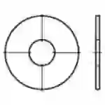 TOOLCRAFT Kotflügelscheiben 12.5 mm 40 mm Stahl galvanisch verzinkt 200 St. 159288 TOOLCRAFT Kotflügelscheiben 12.5 mm 40 mm Stahl galvanisch verzinkt 200 St. 159288