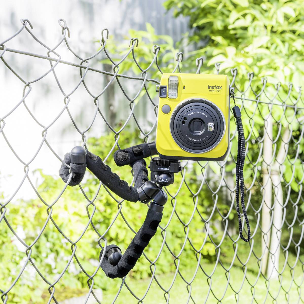 Mantona Flex Spezialstativ 1/4 Zoll Arbeitshöhe=10 - 27cm Schwarz Für Smartphones und GoPro