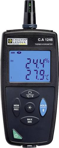 Chauvin Arnoux C.A 1246 Luftfeuchtemessgerät (Hygrometer) 3.0% rF 98.0% rF Datenlogger und Funk-USB