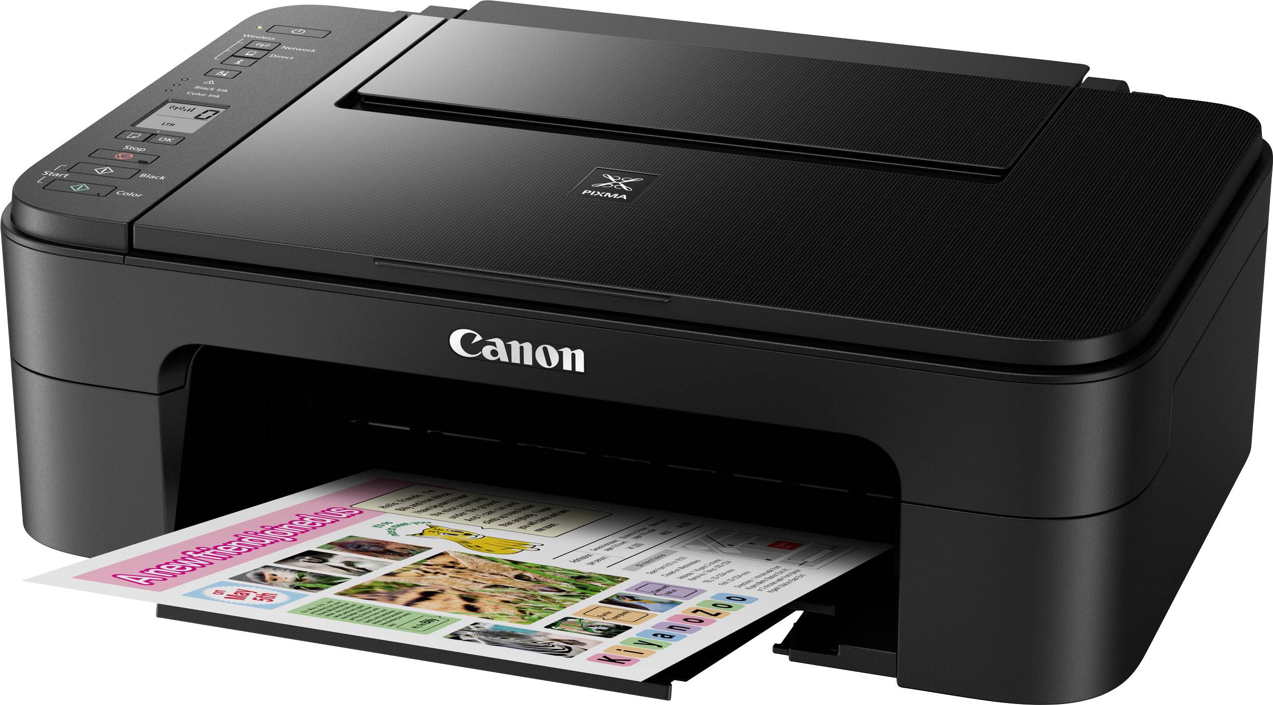 Canon PIXMA TS3150 Multifunktionsdrucker Tintenstrahl Farbe A4 Drucker, Scanner, Kopierer WLAN