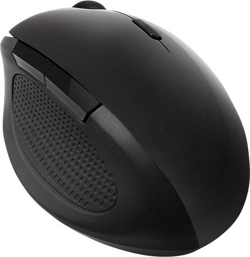 LogiLink Ergonomic - Souris - ergonomique - optique - 6 boutons - sans fil - 2.4 GHz
