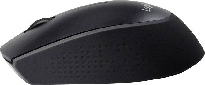 LogiLink ID0161 Funk Tastatur, Maus-Set Deutsch, QWERTZ Schwarz