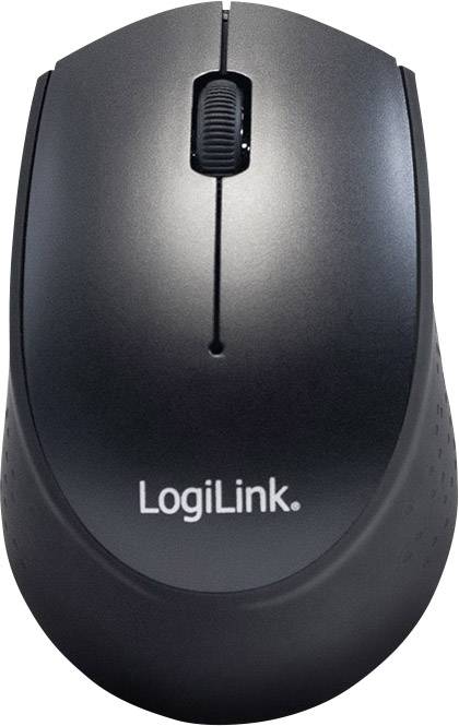 LogiLink ID0161 Funk Tastatur, Maus-Set Deutsch, QWERTZ Schwarz