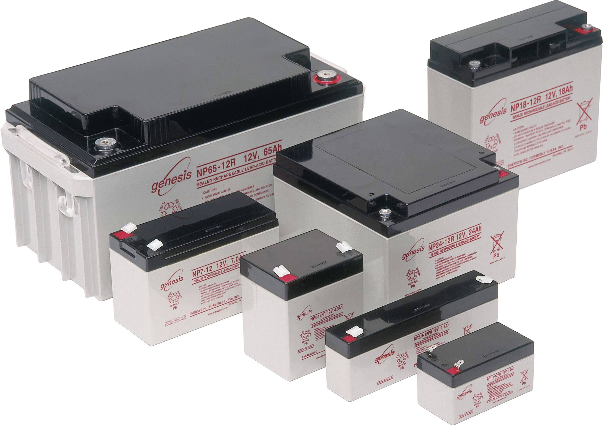 EnerSys Genesis NP3.4-12 Bleiakku 12V 3.4Ah Blei-Vlies (AGM) (B x H x T) 134 x 67 x 67mm Flachstecker 6.35mm Wartungsfrei