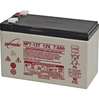 EnerSys Genesis NP7-12-WT Bleiakku 12V 7Ah Blei-Vlies (AGM) (B x H x T) 151 x 100 x 65mm Flachstecker 6.35mm Wartungsfrei EnerSys Genesis NP7-12-WT Bleiakku 12V 7Ah Blei-Vlies (AGM) (B x H x T) 151 x 100 x 65mm Flachstecker 6.35mm Wartungsfrei