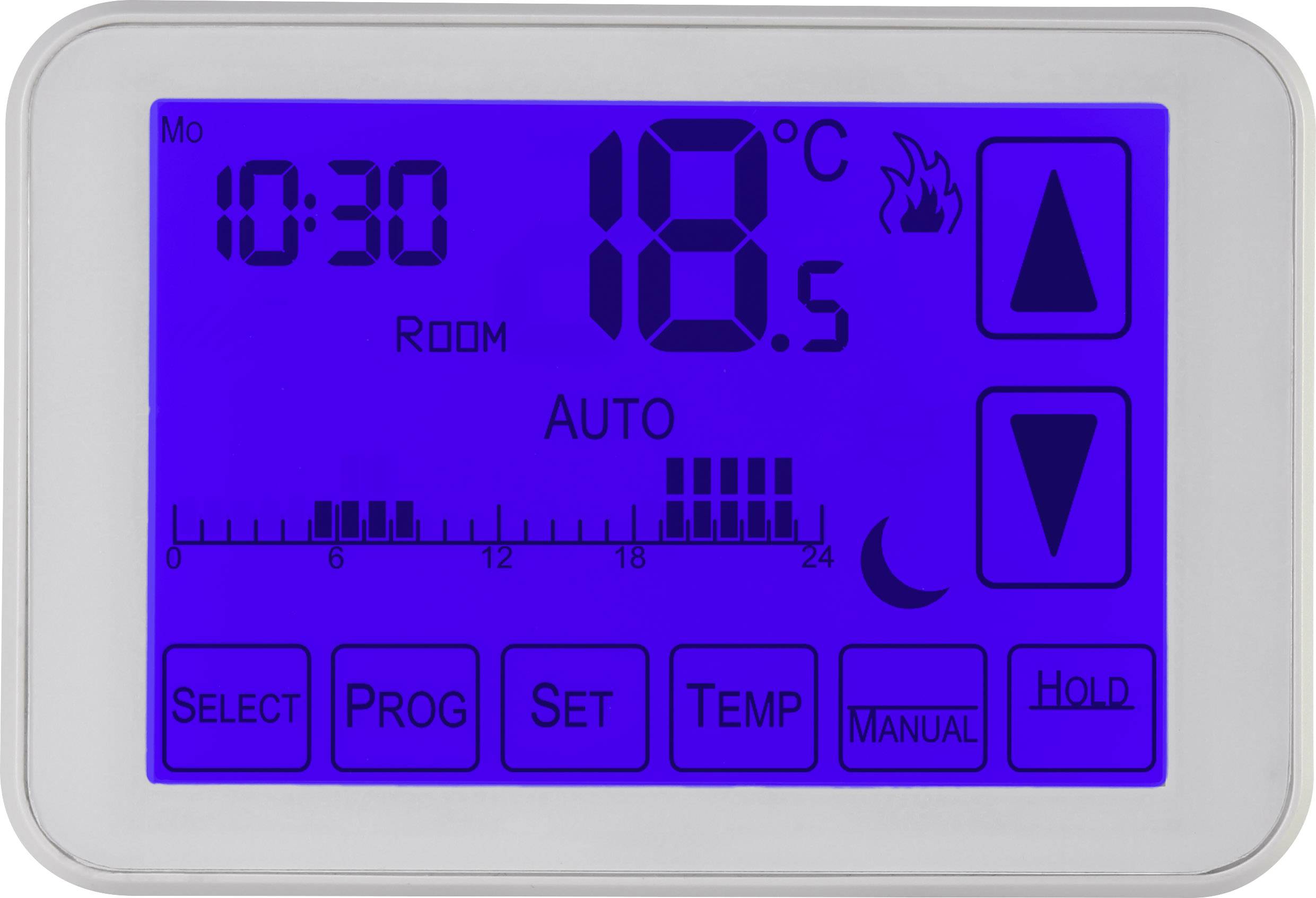 Sygonix Raumthermostat Wochenprogramm 5 bis 30°C