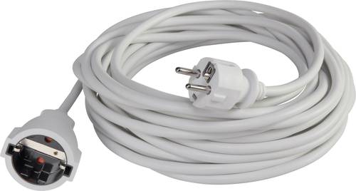 1593783 Strom Verlängerungskabel 16A Weiß 10.00m