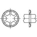 TOOLCRAFT 159381 Achsen-Klemmringe Außen-Durchmesser: 11mm 88122 Federstahl brüniert 1000St.