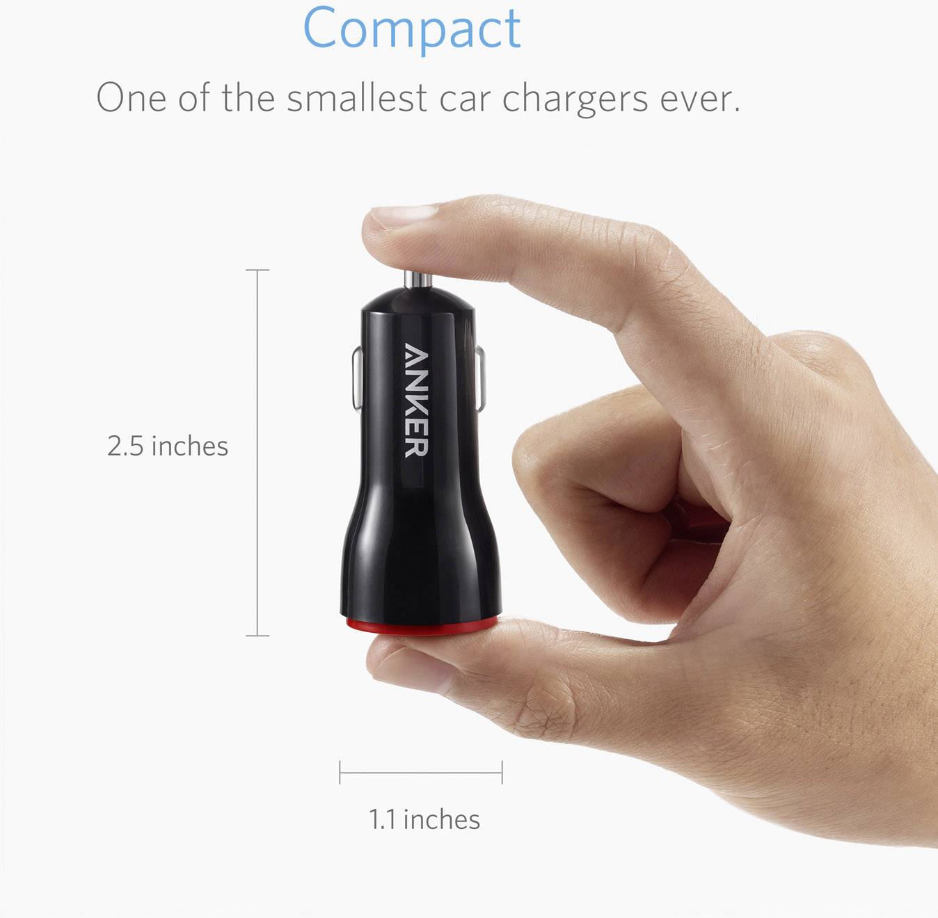 Anker PowerDrive 2 USB-Ladegerät 24 W KFZ, LKW Anzahl Ausgänge: 2 x