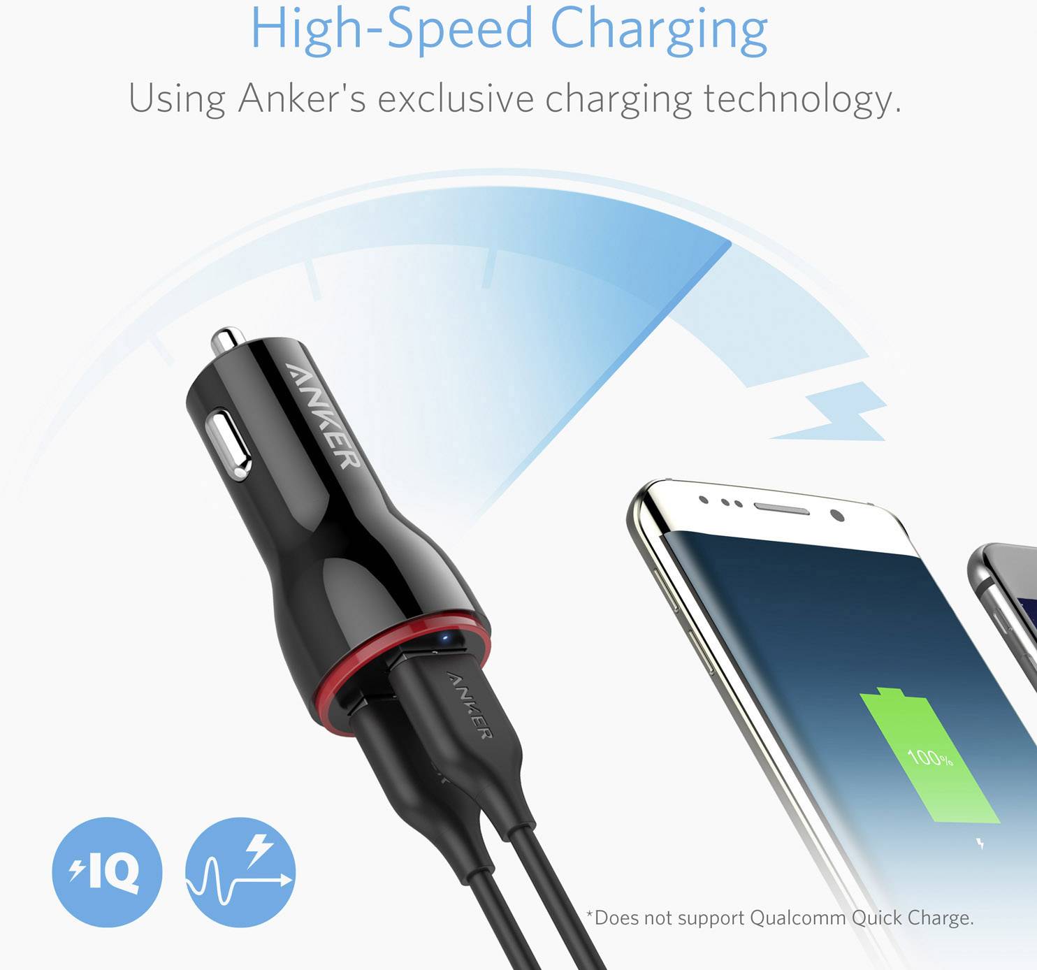 Anker PowerDrive 2 USB-Ladegerät 24 W KFZ, LKW Anzahl Ausgänge: 2 x