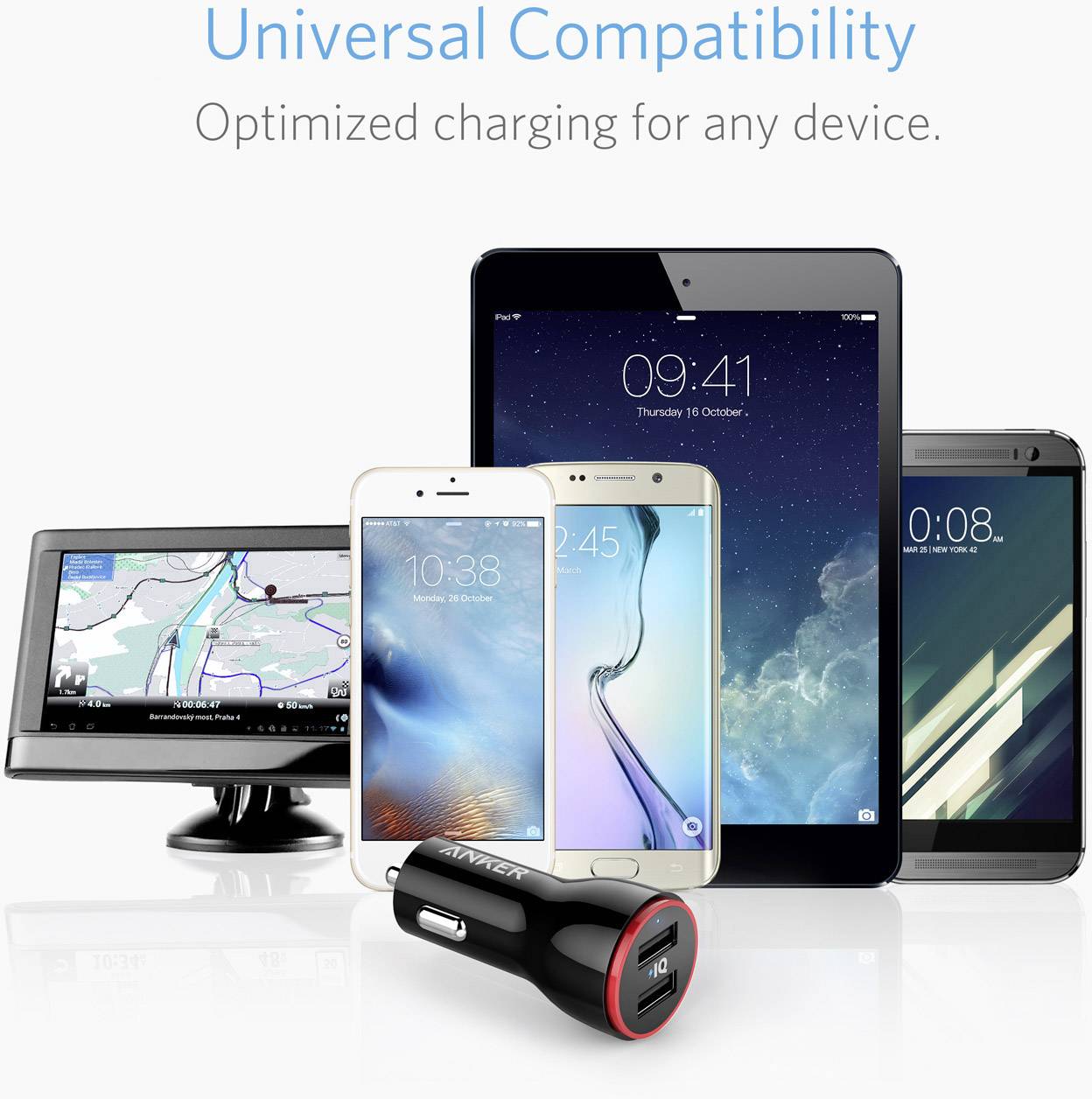 Anker PowerDrive 2 USB-Ladegerät 24 W KFZ, LKW Anzahl Ausgänge: 2 x