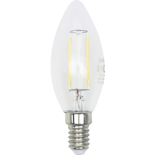 LightMe LM85264 LED EEK F (A - G) E14 Kerzenform 5W = 40W Warmweiß (Ø x L) 35mm x 97mm dimmbar, Filament 1St.