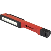 TOOLCRAFT 1593959 Penlight, Arbeitsleuchte batteriebetrieben LED 31mm Rot/Schwarz TOOLCRAFT 1593959 Penlight, Arbeitsleuchte batteriebetrieben LED 31mm Rot/Schwarz