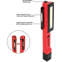 TOOLCRAFT 1593959 Penlight, Arbeitsleuchte batteriebetrieben LED 31mm Rot/Schwarz TOOLCRAFT 1593959 Penlight, Arbeitsleuchte batteriebetrieben LED 31mm Rot/Schwarz