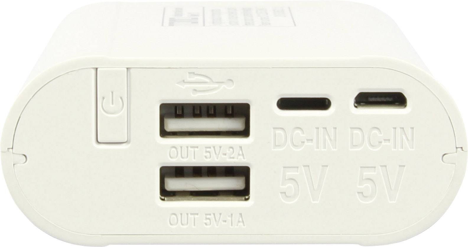 ALLNET ALL-PB103, Weiß, Universal, USB, 3,7 V, 5 V, 1 A