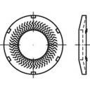 Alstertaler Schrauben & Präzisionsteile Sperrkantscheiben 10mm 20.25mm Federstahl verzinkt 250 St. 159424