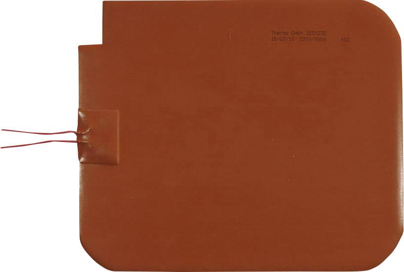 Thermo TECH Silikon Heizfolie selbstklebend 230 V/DC, 230 V/AC 750W Schutzart IPX7 (L x B) 235mm x 205mm