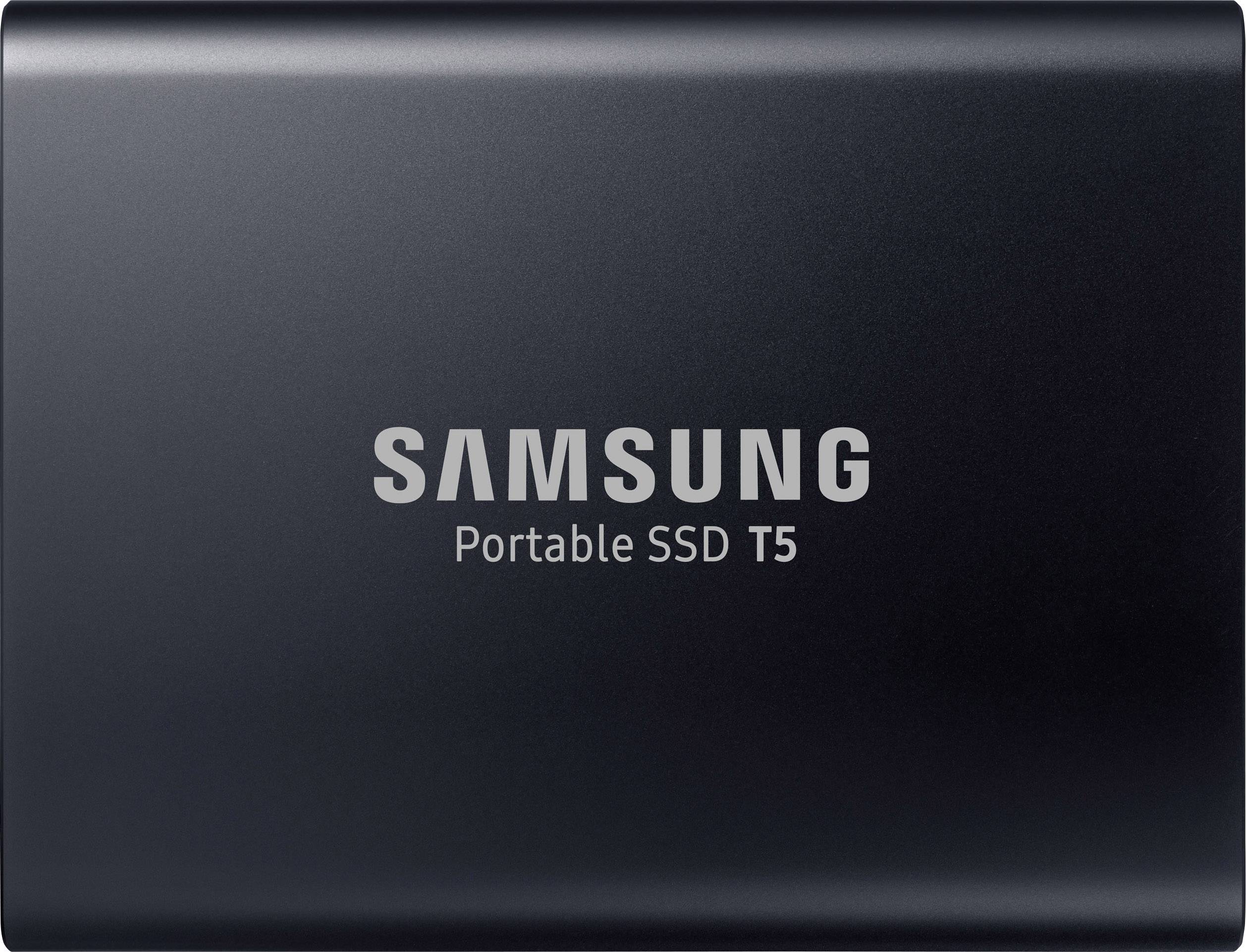 Samsung Portable T5 1 TB Externe SSD USB-C™ USB 3.2 (Gen 2) Deep Black MU-PA1T0B/EU