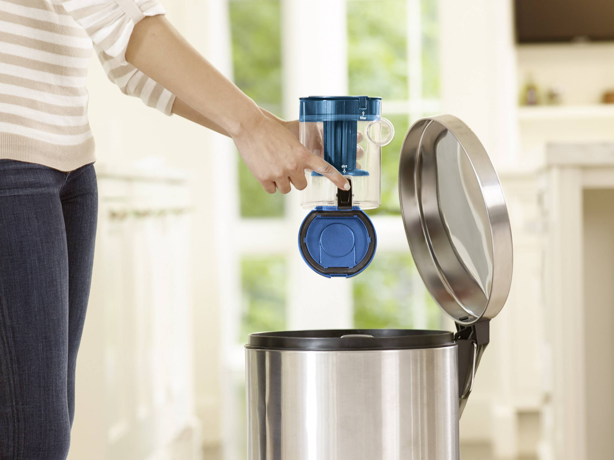 Bissell Vac&Steam Dampfreiniger 1977N Titanium, Blau