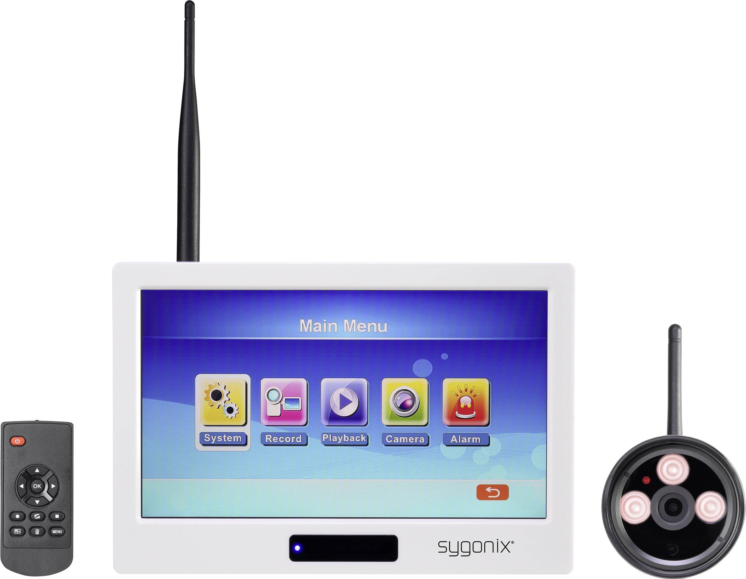 Sygonix  1594378 Funk-Überwachungskamera-Set  mit 1 Kamera   2.4 GHz