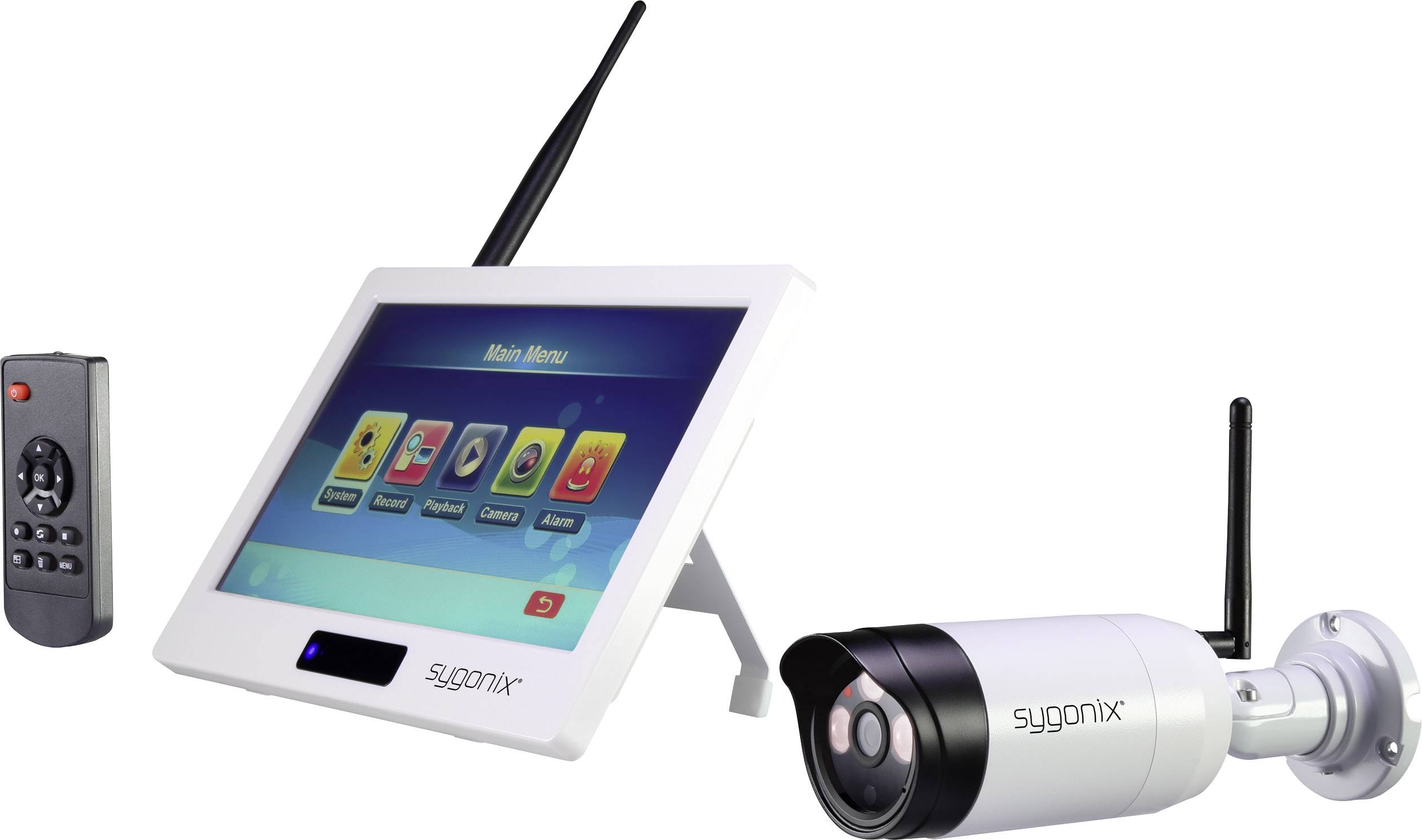 Sygonix  1594378 Funk-Überwachungskamera-Set  mit 1 Kamera   2.4 GHz